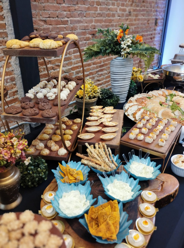 Buffet Comida para Eventos Valor Arujá - Buffet para Eventos Pequenos