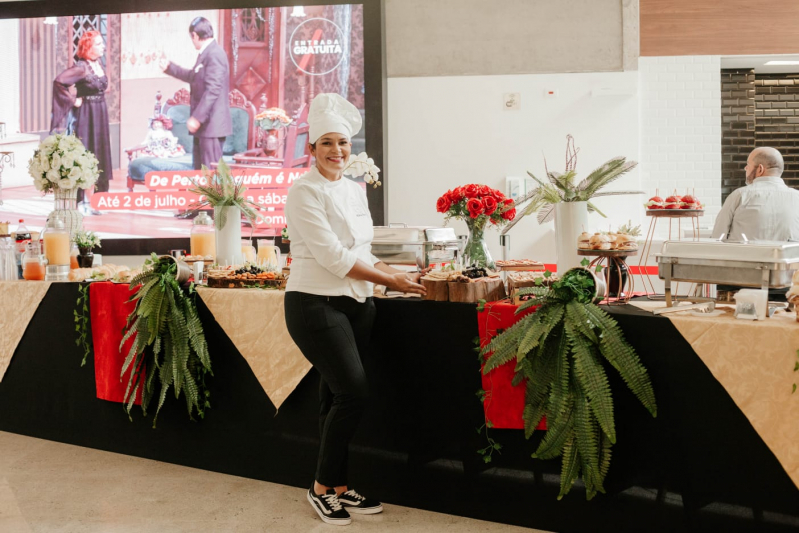 Buffet Fim de Ano para Empresas Centro - Buffet para Festa em Empresa