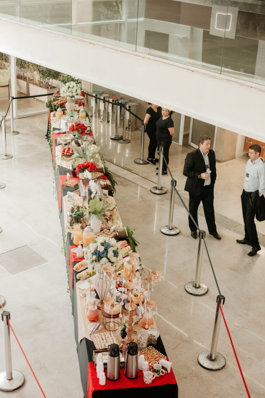 Buffet para Festa Empresarial Preço Mogi das Cruzes - Buffet Fim de Ano para Empresas