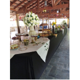 buffet de almoço para casamento Poá