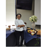 buffet de coquetel para eventos de empresas