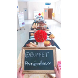 buffet para eventos pequenos Santa Isabel